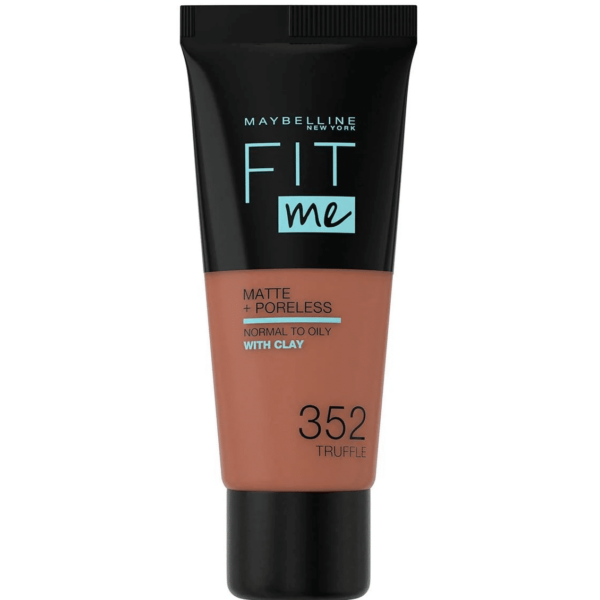 Maybelline New York FIT ME Fond De Teint Matte & Poreless 352 Cacao