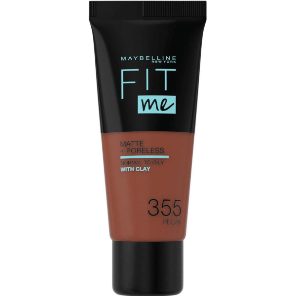 Maybelline New York FIT ME Fond De Teint Matte & Poreless 355 Noix De Pécan