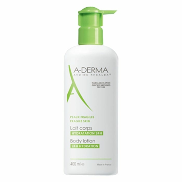 A Derma Les Indispensables  Lait Corps Hydratation 24h 400ml