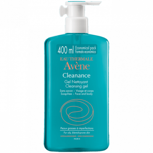 Avene CLEANANCE Gel Nettoyant Peaux Grasses à Imperfections 400 ml – Image 2