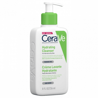 CeraVe Crème Lavante Hydratante Peaux Séches 236 ml