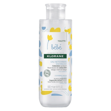 Klorane BÉBÉ - Eau Nettoyante Sans Rinçage au Calendula 500ml