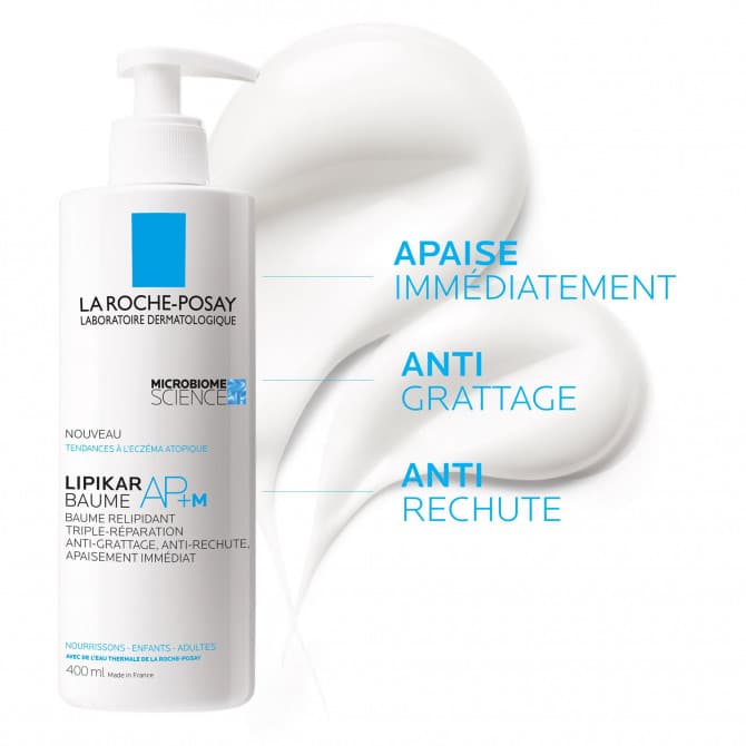La Roche-Posay LIPIKAR AP+M Baume Peaux Tendance Eczema Atopique 400ml – Image 3