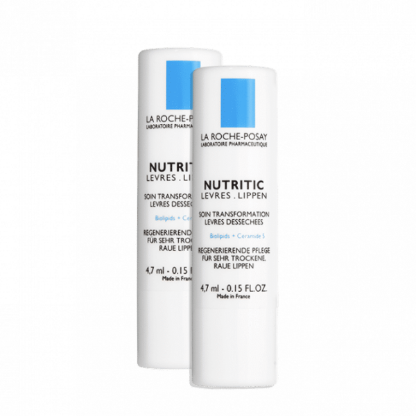 La Roche-Posay - Nutritic soin transformation lèvres desséchées duo - 2 x 4g
