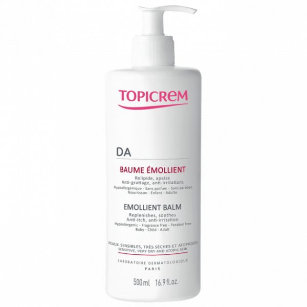 Topicrem DA Baume Emollient Peaux Atopiques 500ml – Image 2
