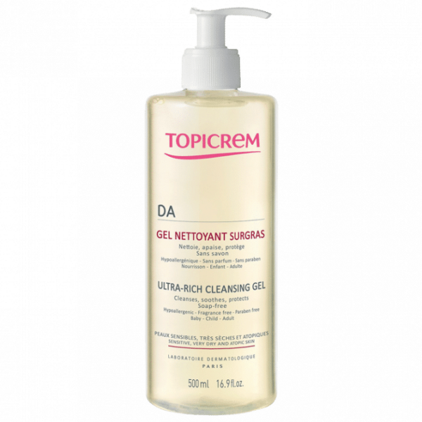 Topicrem DA Gel Nettoyant Surgras 500ml – Image 2