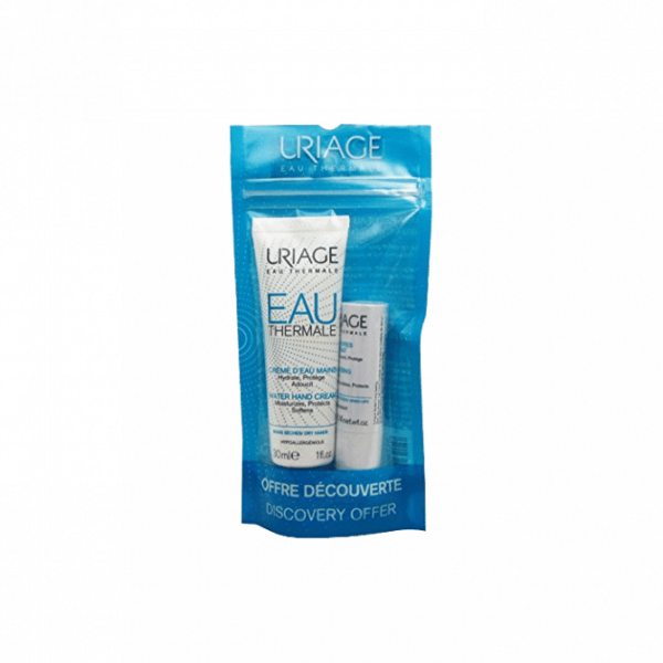 Uriage - Crème d'Eau Mains 30ml + Stick Lèvres Hydratant 4g
