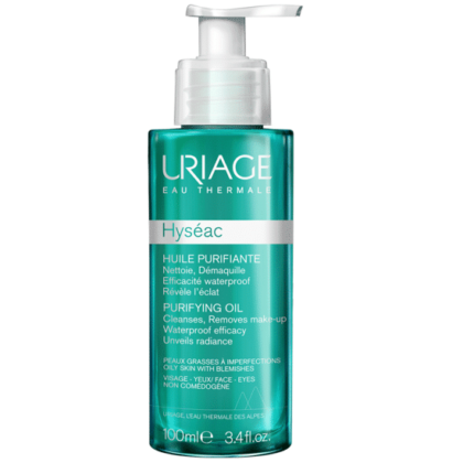 Uriage HYSEAC Huile Démaquillante Nettoyante et Purifiante 100 ml