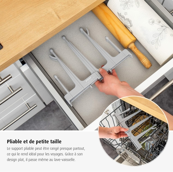 Reer Sèche Biberon Pliable 9 Positions de Séchage – Image 3