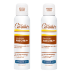 Deux Rogé Cavaillès Déodorant Anti-Traces Absorb+ 48h Lot de 2x150 ml aux étiquettes orange et blanches