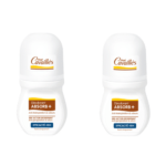 Découvrez deux flacons de Rogé Cavaillès Déodorant Absorb+ anti-transpiration et odeurs - lot de 2 roll-on de 50 ml