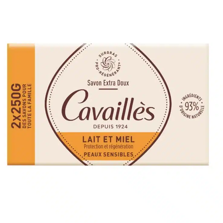 Rogé Cavaillès Körperseife - 2 X 250 G, Mit Süßem Mandelöl, Für Empfindliche Haut, Gesicht & Körper