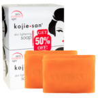 Deux Kojie San Savon Unifiant Anti Taches Tous les Types de Peaux orange 2X135g d'Univers Cosmetix