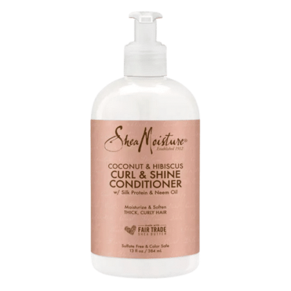 Shea Moisture Après Shampoing Revitalisant Noix de Coco-Hibiscus 384 ml