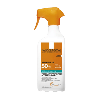 LA ROCHE POSAY Anthelios  SPF50+ Spray Solaire Famille Très Haute Protection Corps 300ml