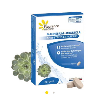 Fleurance Nature Magnésium Rhodiola Anti Stress Et Fatigue 30 Comprimés