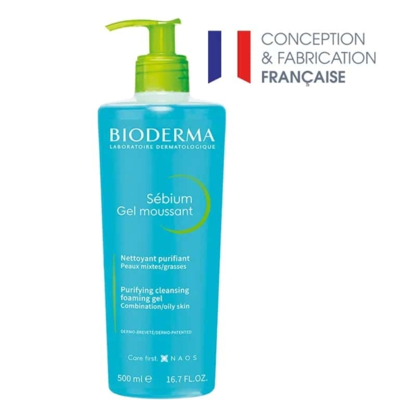 BIODERMA Sébium Gel Moussant 500ml – Image 2