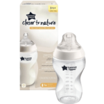 Tommee Tippee Biberon Closer to Nature Transparent à partir de 3 Mois 340 ml