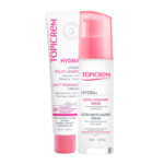 La gamme de soins Topicrem Routine Essentiels Hydratation Intense du Visage comprend deux produits