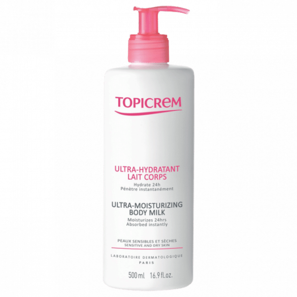 Topicrem Lait Corps Ultra Hydratant 500 ml – Image 2