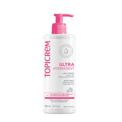 Topicrem Lait Corps Ultra Hydratant 500 ml