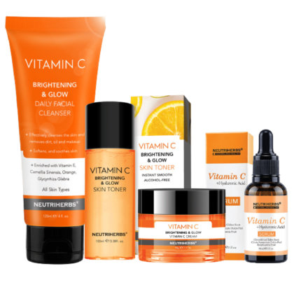 Neutriherbs Coffret Glow Visage Éclat du Teint Anti Taches (Boutons  Points noirs Taches brunes ..) et Anti-Age
