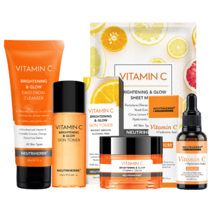 Neutriherbs Coffret Glow Visage Éclat du Teint Anti Taches (Boutons  Points noirs Taches brunes ..) et Anti-Age