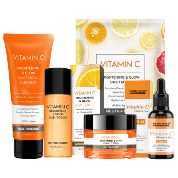 Neutriherbs Coffret Glow Visage Éclat du Teint Anti Taches (Boutons  Points noirs Taches brunes ..) et Anti-Age