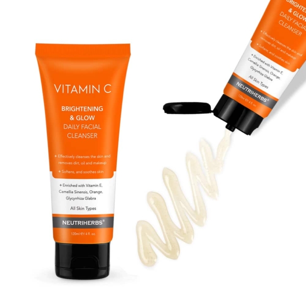 Neutriherbs Nettoyant pour le visage à la vitamine C 120 ml – Image 2