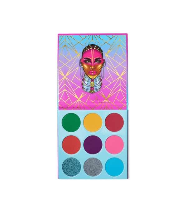 Juvias Place Palette de Fards à Paupières WARRIOR 3  EYESHADOW 9 Ombres – Image 4