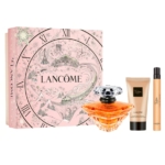 Le coffret Trésor de Lancôme pour femme comprend une boîte décorative sur le thème de Paris avec Trésor EDP 30ml, une lotion pour le corps 50ml et un mascara 2ml de la ligne de parfums emblématique. Dakar