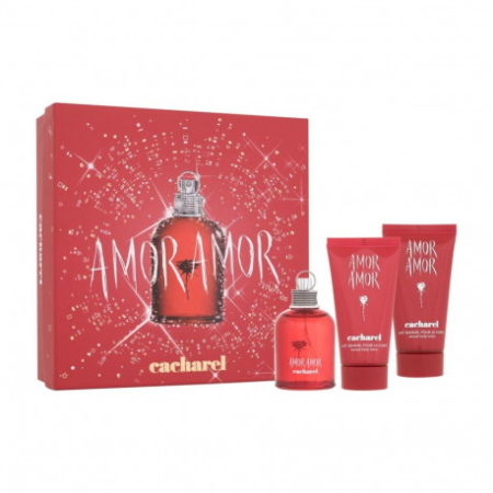 Le coffret Eau de Toilette Amor Amor de Cacharel se compose d'un flacon de parfum Amor Amor rouge saisissant, accompagné de deux lotions élégantes. Son emballage, orné d'une typographie élégante, en fait un coffret cadeau idéal. Dakar