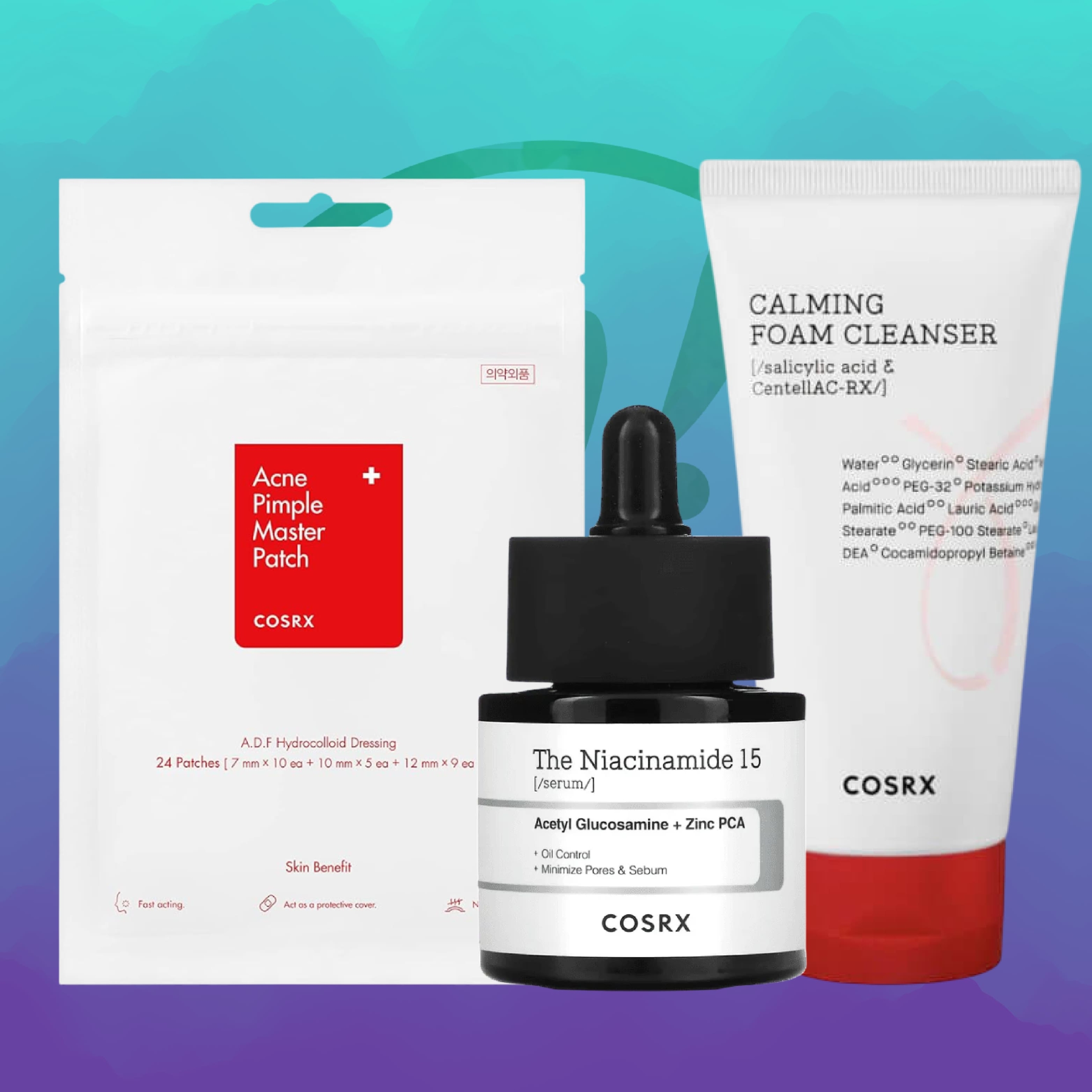 Cosrx Powder Cosrx Trio Routine ANTI IMPERFECTIONS : BOUTONS - POINTS NOIRS - PORES ...
