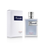 Un flacon d'Eau de Toilette Intense Façonnable Regatta de 90 ml se dresse dans son coffret blanc assorti, dégageant une élégance proche de celle de l'Eau de Parfum pour homme Façonnable Riviera, avec un capuchon argenté et une étiquette métallique rehaussant son design sophistiqué. Dakar