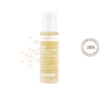 Aroma Zone Sérum concentré Contour des yeux 5% Caféine et Hélichryse 15 ml présente une étiquette française avec un badge « Origine Naturelle 100 % » et de subtils graphismes moléculaires sur fond blanc. Dakar