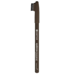 Un crayon à sourcils marron avec une brosse sur le capuchon, étiqueté « essence eyebrow designer » dans la teinte « 04 blonde ». Dakar