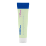 Un tube de crème hydratante quotidienne légère Good Molecules. Vert clair, avec un bouchon bleu et un texte bleu et rose, ce produit promet une peau lisse, hydratée et préparée. Il peut être porté seul ou sous le maquillage. Dakar