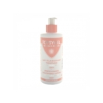 Flacon de 500 ml de Lait Éclaircissant Anti-Vergetures HT26 TOPSYGEL avec pompe, doté d'une étiquette rose et blanche avec les informations produit en français et en anglais. Ce lait joue un rôle essentiel dans le soin et la réparation du corps. Cette lotion s'associe parfaitement au Lait clarifiant concentré HT26 500 ml pour une peau plus nette. Dakar
