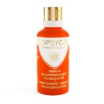 Le Sérum Blanchissant Concentré HT26 50 ml est présenté dans un flacon rouge au bouchon doré. Il contient de la vitamine C et de l'extrait de carotte. L'étiquette, en français et en anglais, rappelle les sérums duo du Coffret Aroma Zone pour une peau éclatante. Dakar