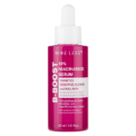 Le Sérum Éclat Anti Imperfections B-Boost de NINELESS contient 10 % de niacinamide dans un flacon magenta à inscription blanche, conçu pour les peaux sensibles, sujettes aux imperfections et ternes. Son bouchon compte-gouttes blanc lui confère une contenance de 30 ml. Dakar