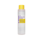 NINELESS Toner Anti Taches à 1% d'Acide Kojique B-Boost (200 ml) : Un flacon transparent avec un bouchon jaune, conçu pour cibler les taches brunes et la pigmentation, idéal pour votre routine de soins de la peau. Dakar