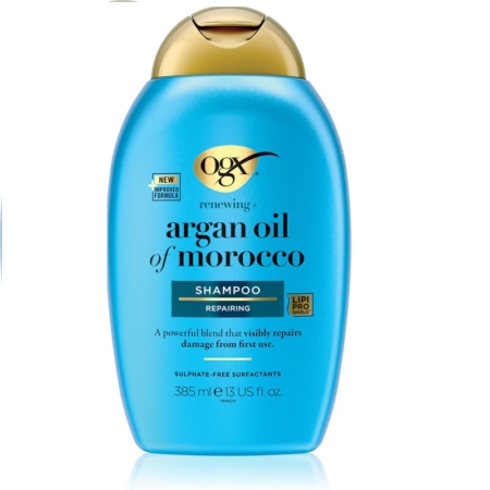 Le shampoing bleu OGX à l'huile d'argan du Maroc, avec son bouchon doré, possède une formule réparatrice qui renouvelle et revitalise dès la première utilisation. D'une contenance de 385 ml, il complète parfaitement les produits OGX Biotine & Collagène pour une routine de soins capillaires optimisée. Dakar