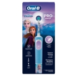 La brosse à dents électrique Oral-B Vitality PRO Kids Frozen est parfaite pour les enfants de 3 ans et plus, avec un design « Frozen » avec Elsa et Anna pour une protection supérieure contre les caries et un mode de nettoyage doux. Dakar