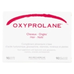 Le complément alimentaire Oxyprolane Cheveux & Ongles est similaire à FORCAPIL et formulé pour les cheveux et les ongles. Il contient 90 gélules pour 90 jours de traitement, avec une liste d'ingrédients en rouge, tels que l'acide hyaluronique, la glucosamine, les vitamines, les minéraux et les extraits de plantes. Dakar