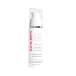 Flacon blanc de sérum éclat Topicrem MELA avec pompe. L'étiquette rose indique une correction intensive pour les peaux sensibles, ciblant les taches pigmentaires. Contient 30 ml de produit. Dakar