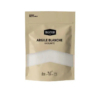 Pochette beige recyclable étiquetée « Wavm Argile Blanche Kaolinite » avec des pictogrammes suggérant les instructions d'utilisation. Son design minimaliste est centré sur un fond blanc. Dakar