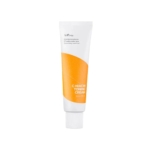 Tube de 50 ml de Crème Tonifiante C Niacine Isntree avec bouchon blanc et étiquette blanc-orange, aux propriétés éclaircissantes et hydratantes. À poser sur un fond blanc, il s'associe parfaitement à l'Ampoule Tonifiante C Niacine Isntree. Dakar
