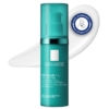 Un flacon pompe bleu sarcelle de La Roche Posay Effaclar AZ Gel Crème Anti Imperfections Peau Lisse 40 ml est présenté devant une crème blanche, avec un badge bleu circulaire « recommandé par un dermatologue » dans le coin supérieur droit. Dakar