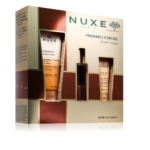 Le Coffret Cadeau Nuxe Prodigieux Fragrance Iconique offre le luxe parisien avec un gel douche, un spray et une huile pour le corps dans un élégant coffret doré. Fabriqué en France, il est accompagné de textes en français et en anglais. Un cadeau idéal pour toutes les occasions. Dakar