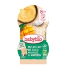 Babybio Desserts végétaux bébé Riz au lait de Coco Mangue 2x100 g propose un riz au lait coco et mangue bio et végétal pour les bébés de 8 mois et plus, tout comme Babybio Mangue Pomme, mais avec de savoureuses noix de coco et mangue. Dakar